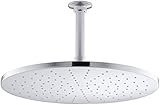Kohler K-13691-CP 14' Contemporary Round Rain Showerhead, Polished Chrome [並行輸入品]