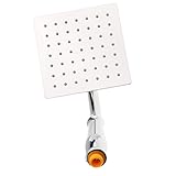 Perfk 高水圧　シャワーヘッド　標準　G1/2　節水　全5種選べる　　 - 正方形6インチ