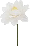 ポピー 造花 ミニダリアピック 全長14cm・花径7cm ホワイト ミニダリアピック全長14cm・花径7cmホワイト 【4点】