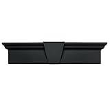 Buildersエッジ060010937018 37 5 / 8 " x 9 "フラットパネルウィンドウヘッダー018、タキシードグレー