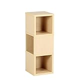 arne 壁掛け棚 ウォールラック シェルフ 3段 Sサイズ Wall Rack Cube S-3 ナチュラル