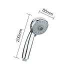 SHINA   調節可能な3つのモード   3色ledシャワーヘッド   温度センサのrgb    入浴ノズル