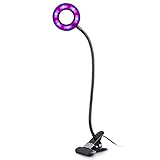 Blue Ocean 植物育成 LED スポット ライト 卓上 スタンド 10W USB給電 赤/青LED 水耕栽培