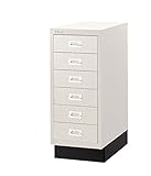 BISLEY 29/6 引き出し 6段 スチールキャビネット 【ホワイト】【日本正規代理店品】【5年保証】