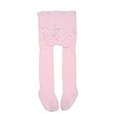 Domybest女の子のタイツガールソックス 秋冬 レース ツイスト織り模様のパターン 暖かく保つ フォーマル 強い弾力性 より厚い 結婚式 発表会 4色