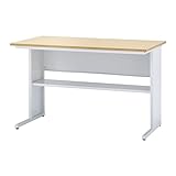 ワークデスク　棚板付き　幅1000×奥行700×高さ700　UO-F107FD (NA：ナチュラル)