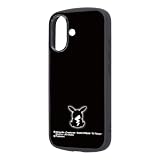レイ・アウト iPhone 16 用 ケース ポケットモンスター キャラクター Puffull 耐衝撃 バンパー ハイブリッド ピカチュウ シルエット 2 RC-PP46CMD2B/PK74