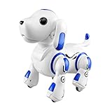 TAYTHI ロボット犬おもちゃ リモコンロボット犬おもちゃ 犬 子供用おもちゃ犬 充電式電動おもちゃ犬 男の子女の子おもちゃ 誕生日 子供の日 クリスマスプレゼント (ブルー)