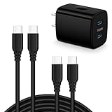 Viviber iPhone 17 タイプC 充電器 30W急速/2ポート【PSE認証済み】USB-C & USB-C ケーブル 60W対応 (0.9m+0.8m)USB-C電源アダプター Type-C充電ケーブル タイプCコンセント アンドロイド pdスマホ充電器 iPhone16/15・iPad Pro/Air・MacBook Air・Xperia 1 VI・AQUOS R8 対応