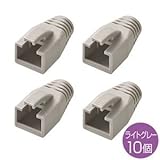 （まとめ）サンワサプライ モジュラーカバー（先付けタイプ） ADT-MC8【×5セット】