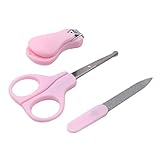JIOLK 爪切り ベビー セット 赤ちゃん ハサミ つめきり 爪やすり ベビー用 ベビーケア ベビーネイルファイル 爪のこだわ マニキュアツール 怪我防ぐ 持ちやすい 使いやすい 0-5歳児