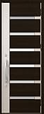 プレナスX 玄関ドア 片開き N41型 W：873mm × H：2330mm 製品色：柿渋調(X) 勝手：左勝手 枠：アングル付フラット枠 LIXIL リクシル