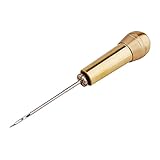 Asentech 千枚通し 手芸ツール 穴付き 6.5cm 革工具