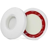 Solo 2 3 イヤーパッド 交換用イヤークッション Beats Solo 2.0/3.0 ワイヤレス オンイヤーヘッドホン イヤーパッド ノイズキャンセリング ソフトプロテインレザー メモリーフォームSolo 2イヤーマフ (ホワイト)