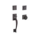 Baldwin DCNAPXTRATSR112 Reserve Double Cylinder Handleset Napa x Traditional with Traditional Square