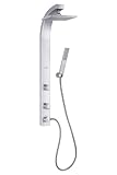 Pulse 1020-S Splash Shower Spa with Silver ABS and Chrome Hardware, Silver/Chrome by Pulse
