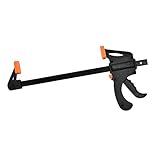 Perfk 作業工具　クイックバークランプ　F型クランプ　クイックリリース　全3サイズ　ラチェット グリップ　耐久性 - 8インチ