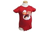 D&G JUNIOR(ディー＆ジー ジュニア) 半袖 ロンパース ドルチェ＆ガッバーナ プリント レッド 赤 6/9M【並行輸入品】