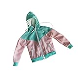 T Tooyful 1/6 女性人形用服 ミニチュアアクションフィギュア用服 12インチアクションフィギュア用, ピンク 緑