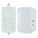 GE myselectsmartワイヤレスリモートwithカウントダウン照明制御、on / off、2時間30分/ 1hr / 4時間/ 4hタイマーオプション、1偏光コンセントプラグイン受信機、季節