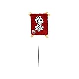 マッセ(MASSE) 迎春ピック(S)赤 素材:和紙 発注単位12本 N-56