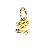 [トマトサラダ] K18 18金 ダイヤ付きイニシャルペンダントヘッド （イニシャルE） ダイヤ0.01ct