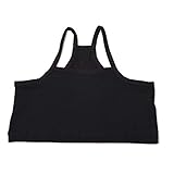 [EsuonHappiness] 子供服 ハーフトップ タンクトップ キッズ 女の子 ダンス ヒップホップ スポーツ ステージ衣装 ジャズダンス 小学校 重ね着 キャミソール 140cm ブラック