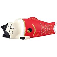 デコレ(Decole) 置物 すやすや鯉のぼり 猫 7.8×2.8×H2.6cm コンコンブル concombre ZTS-59925
