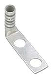Panduit LCC400-14BF-6 Code Conductor Lug, Two Hole, Long Barrel, 90 Degree Angle, 400kcmil Copper Co