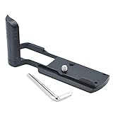 Copuhgima カメラLブラケット、クイックリリースプレート GX9/GX85/GX7IIカメラ用 グリップベース 縦型クイックリリースLプレート ブラック