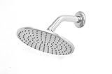 Artos F907-9CH 8-Inch Shower Rainhead With Angled Arm, Chrome [並行輸入品]