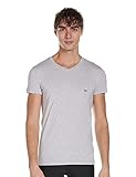 エンポリオアルマーニVネックストレッチコットンTシャツ