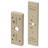 未来工業 ポリ台 照明器具取付用プラスチック絶縁台 長方形 外寸110mm×140mm ブラック POW-1114K