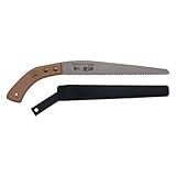 丸源鋸工場 剪定鋸 森林 8寸中目ピストル柄ネジ止め式 ケース付 #81 240mm