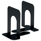 インテリア 家具 便利 おしゃれ ブックエンド T型 中 ブラック 1組（2枚） 【×15セット】