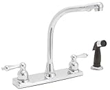 Premier 2465892コンコード2ハンドルキッチン蛇口スプレー付き、クロム