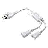 サンワサプライ アウトレット ACアダプタ 専用 電源 延長 コード 2P 2分岐 TAP-EX2WN 箱にキズ、汚れのあるアウトレット品です。