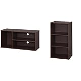 【セット買い】アイリスオーヤマ テレビ台 モジュールボックス 3段 幅約73.2x奥行約29.0x高さ約36.6cm MDB-3S ブラウンオーク MDB-3S + カラーボックス モジュールボックス 3段 幅36.6x奥行29.0x高さ7