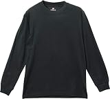 [ヘインズ] Tシャツ カットソー メンズ レディース ユニセックス ビーフィー BEEFY-T 長袖 ロンT 秋 カジュアル 綿100 無地 かっこいい かわいい おしゃれ (H5186) L：ブラック