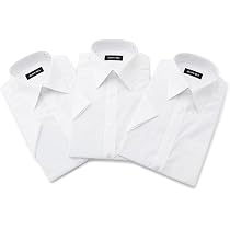 Amazon.co.jp: [アオキ] 涼しい 半袖 シャツ 3点セット 形態安定 立体