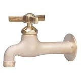 立水栓/水栓柱に取付け ガーデニング蛇口 トリアングル蛇口 真鍮色