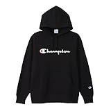 [チャンピオン] パーカー 長袖 裏毛 スクリプトロゴ フーデッドスウェットシャツ C8-W130Z メンズ ブラック