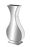 Deco 79 Wood Mirror Vase, 12 by 23-Inch [並行輸入品]