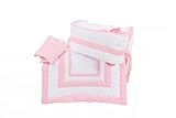 Baby Doll Bedding Modern Hotel StyleMini Crib/ Port-a-Crib Bedding Set Pink [並行輸入品]