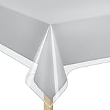 Elaine Karen デラックスコレクション テーブルクロスプロテクター クリア ヘビーデューティー 60" X 120" Oblong COMINHKG044552