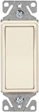 クーパー配線デバイス15-amp 120 / 277-volt heavy-duty Grade単極Decorator Lightedスイッチwith Back and Side配線 7511LA 1