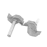 木工1/4" ×3/8" T型スロットアンダーカットルータービットカッター2個