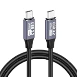 USB-C & USB-C ケーブル 0.2M Type-C ケーブル 240W/5A PD3.1急速充電 USB3.2 Gen2 20Gbpsデータ転送 4K映像出力 高耐久ナイロン MacBook、IdeaPad、Surface、Galaxy、Pixel、AQUOS等タイプc機種対応
