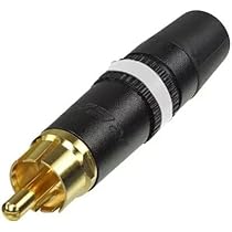 NEUTRIK (REAN)　NYS373　RCAプラグ (赤) rdzdsi3 Rean NYS373-2 DIN Red RCA Plug w/ Gold Contacts NYS373-2 B&H