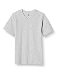 [ヘインズ] Tシャツ 半袖 Vネック Cotton USA バインダーネック仕様 ビーフィーリブVネックTシャツ アンダーウェアメンズ HM1-T102 ヘザーグレー XL
